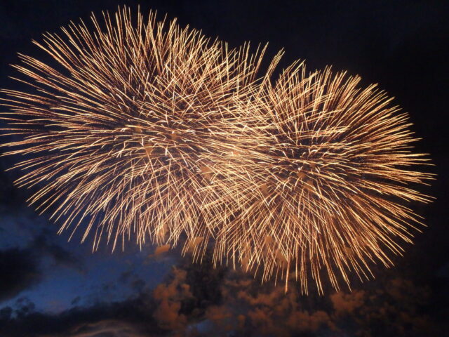 市川大門　神明の花火大会